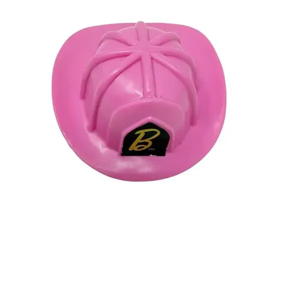 Barbie Doll Firefighter Yellow Jacket With Pink Helmet Career Doll Clothes 2014 - Picture 4 of 13